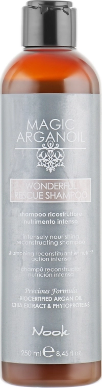 Nook Реконструирующий экстрапитательный шампунь Magic Arganoil Wonderful Rescue Shampoo - фото N1
