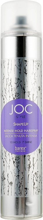 Barex Italiana Спрей интенсивной фиксации Joc Style Shape Up Intense Hold Hairspray - фото N1