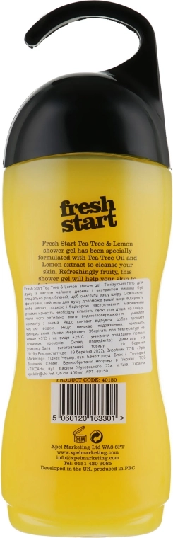 Xpel Marketing Ltd Освежающий крем-гель для душа "Чайное дерево и лимон" Fresh Start Tea Tree & Lemon Shower Gel - фото N2