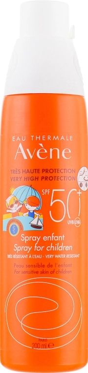 Avene Солнцезащитный спрей для детей Eau Thermale Solar Spray Children SPF50 - фото N1