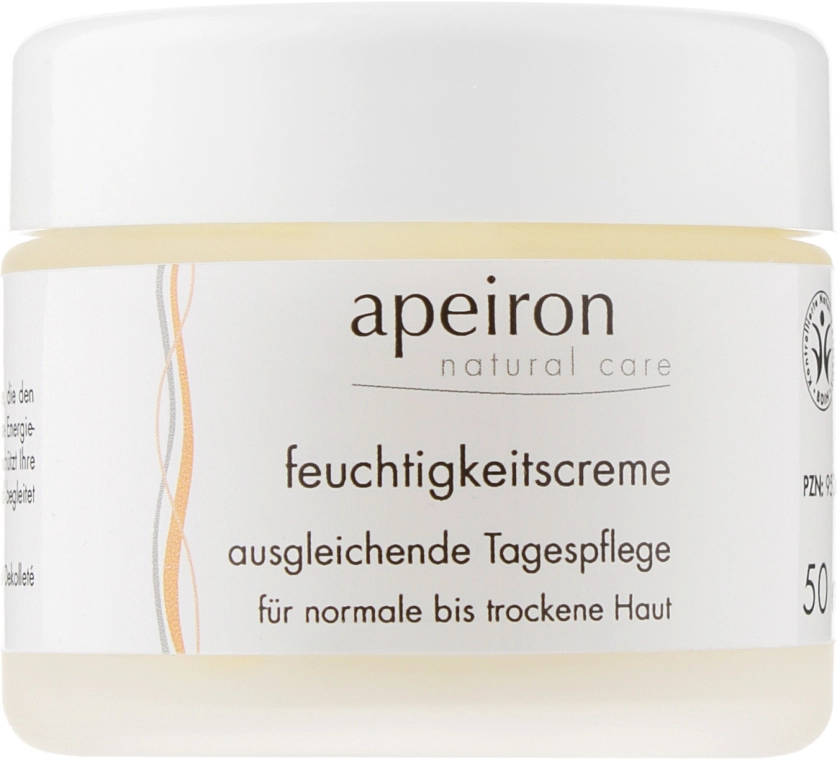 Apeiron Зволожувальний денний крем для нормальної та сухої шкіри Moisturizing Cream - фото N1