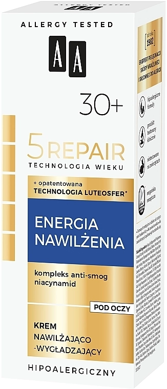 AA Крем для очей 30+ Cosmetics Age Technology 5 Repair Moisturizing And Energizing Eye Cream - фото N4