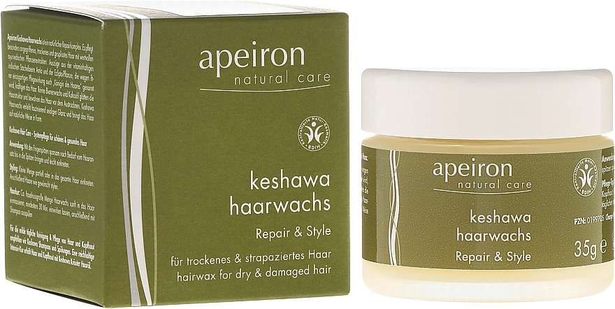 Apeiron Воск для волос Keshawa Hair Wax - фото N3