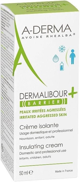 A-Derma Крем для тіла Dermalibour Barrier Insuiating Cream - фото N3
