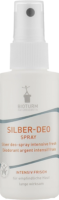 Bioturm Дезодорант-спрей "Свіжість" Silber-Deo Intensiv Fresh Spray No.86 - фото N1