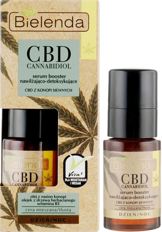 Bielenda Сироватка для жирної та комбінованої шкіри CBD Cannabidiol Serum Booster - фото N1