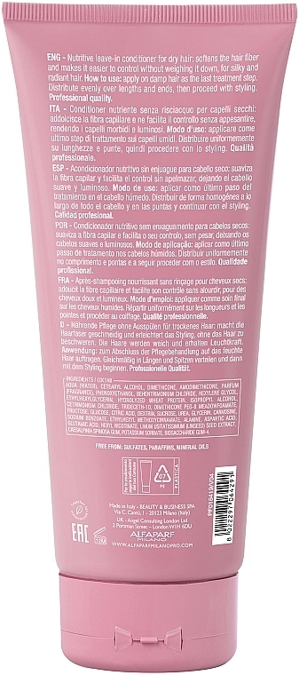 Alfaparf Незмивний кондиціонер Semi Di Lino Moisture Nutritive Leave-In Conditioner - фото N2