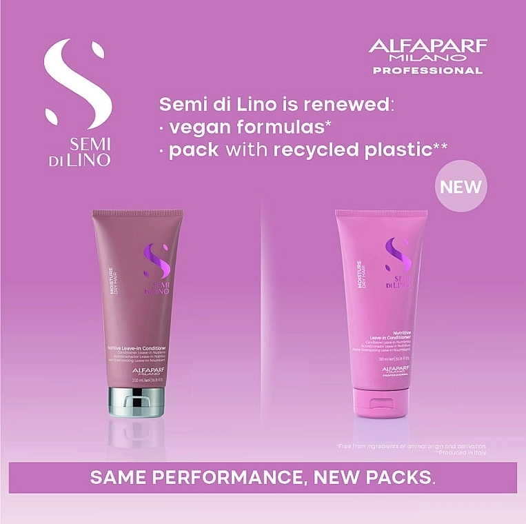 Alfaparf Незмивний кондиціонер Semi Di Lino Moisture Nutritive Leave-In Conditioner - фото N3