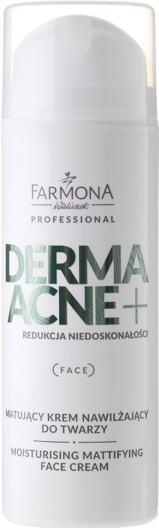 Farmona Professional Матувальний крем зі вмістом AHA-кислот Dermaacne+ Moisturising Mattifying Face Cream - фото N1