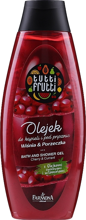 Farmona Гель для душа Tutti Frutti Wisnia & Porzeczka Shower Gel - фото N1