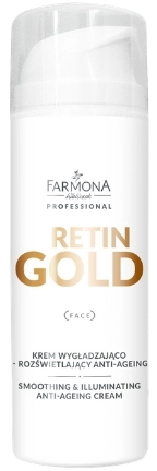 Farmona Professional Смягчающий и осветляющий крем для лица Retin Gold Smoothing & Illuminating Anti-Ageing Cream - фото N1