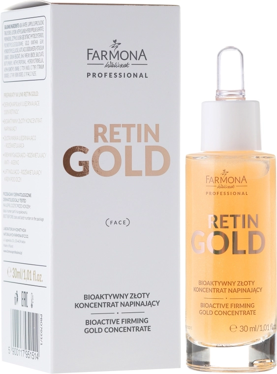 Farmona Professional Біоактивний золотий концентрат для обличчя Retin Gold Bioactive Firming Gold Concentrate - фото N1