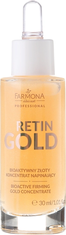 Farmona Professional Біоактивний золотий концентрат для обличчя Retin Gold Bioactive Firming Gold Concentrate - фото N2