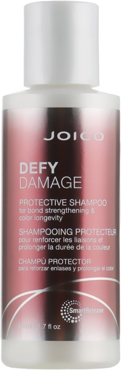 Шампунь-бонд захисний для зміцнення зв'язків і стійкості кольору - Joico Protective Shampoo For Bond Strengthening & Color Longevity, 50ml - фото N1