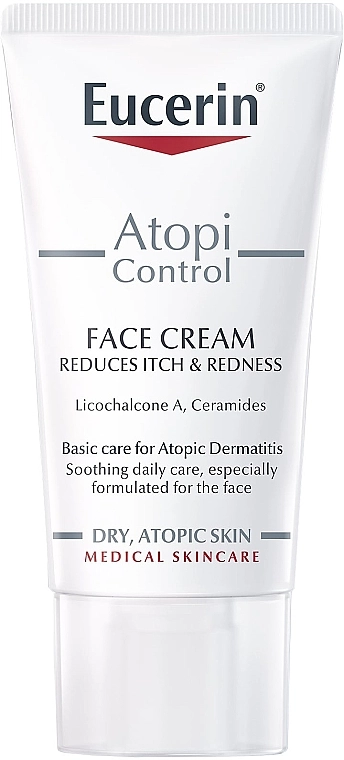 Eucerin Питательный крем для атопичной кожи лица AtopiControl Face Care Cream - фото N3