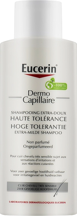 Eucerin Шампунь для волос против раздражений DermoCapillaire Hypertolerant Shampoo - фото N1