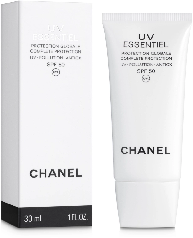 Chanel Солнцезащитное средство для лица UV Essentiel Complete Protection Pollution Antiox SPF 50 - фото N1