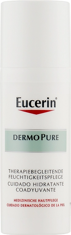 Eucerin Успокаивающий крем для проблемной кожи Dermo Pure Skin Adjunctive Soothing Cream - фото N1