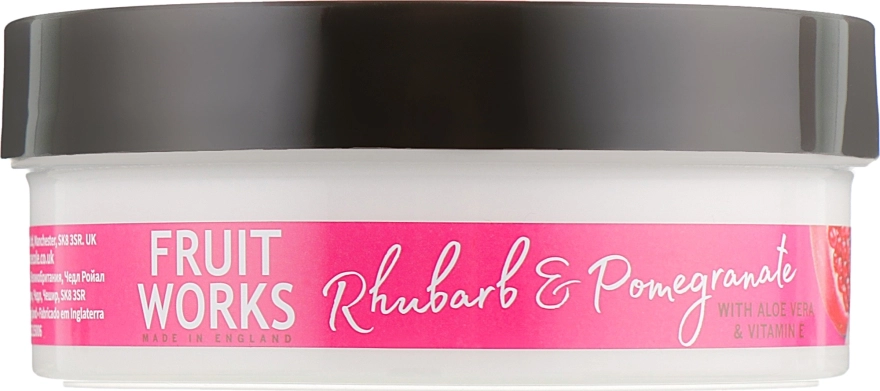 Grace Cole Масло для тіла "Ревінь і гранат" Fruit Works Body Butter Rhubarb & Pomegranate - фото N2