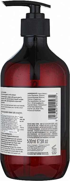 Scottish Fine Soaps Жидкое мыло для рук Original Recipes Goat's Milk & Avocado Hand Wash - фото N2