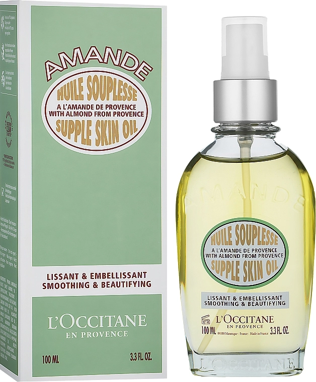 L'Occitane Смягчающее масло для тела Almond Supple Skin Oil - фото N2
