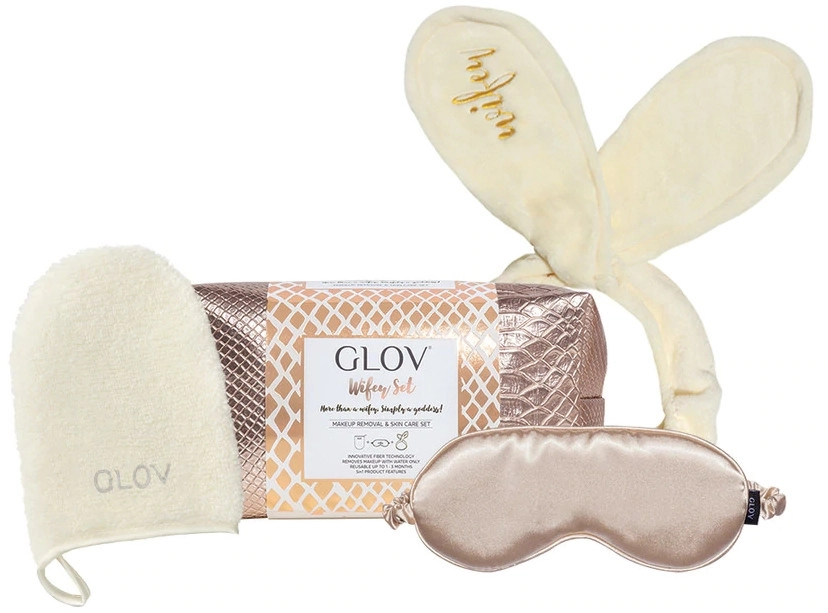 Glov Набір Wifey Set (glove/1pcs + sleep/mask/1pcs + head/band/1pcs + bag) - фото N1