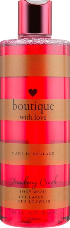 Grace Cole Набір Boutique With Love Duo Strawberry Crush (b/wash/500ml + h/wash/500ml) - фото N4