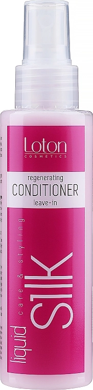 Loton Двофазний кондиціонер із рідким шовком Two-Phase Conditioner Silk Regenerating Hair - фото N1