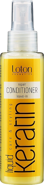 Loton Двофазний кондиціонер із рідким кератином Two-Phase Conditioner Keratin Reconstructing Hair - фото N1
