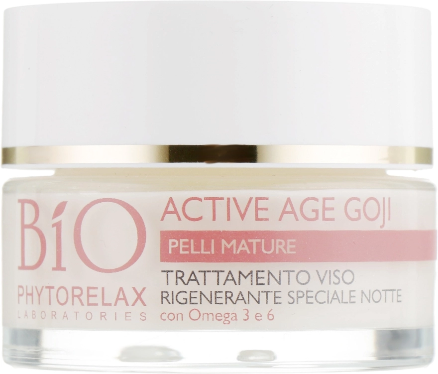 Phytorelax Laboratories Крем для обличчя нічний з ягодами годжі Active Age Goji Night Cream - фото N2