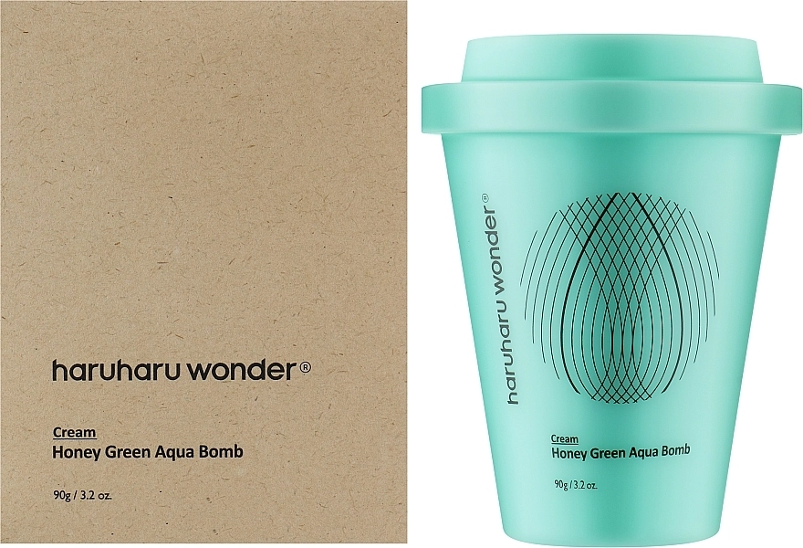 Haruharu Зволожувальний крем для обличчя Wonder Honey Green Aqua Booming Cream - фото N2