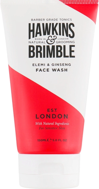Hawkins & Brimble Очищувальний гель для обличчя Elemi & Ginseng Face Wash - фото N1