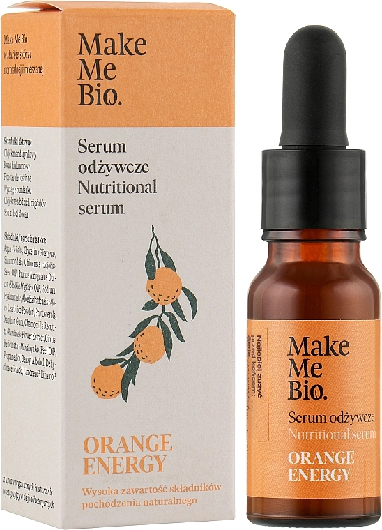 Make Me Bio Увлажняющая сыворотка для лица с эффектом сияния Serum Orange Energy - фото N2