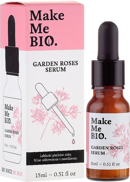 Make Me Bio Увлажняющая сыворотка для сухой кожи лица Serum Garden Roses - фото N2