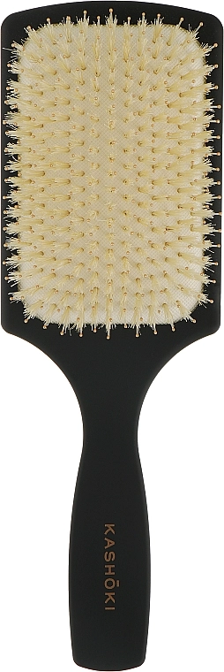 Kashoki Щітка для волосся з натуральної щетини, прямокутна - фото N1