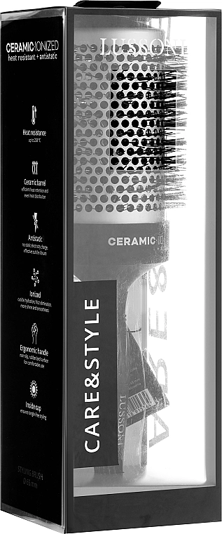 Lussoni Брашинг для волос 65 мм Care&Style Styling Brush 65 mm - фото N2