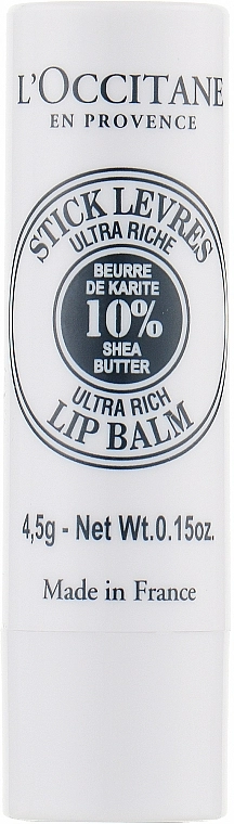 L'Occitane Ультра-питательный бальзам для губ Ultra Rich Stick Lip Balm - фото N1