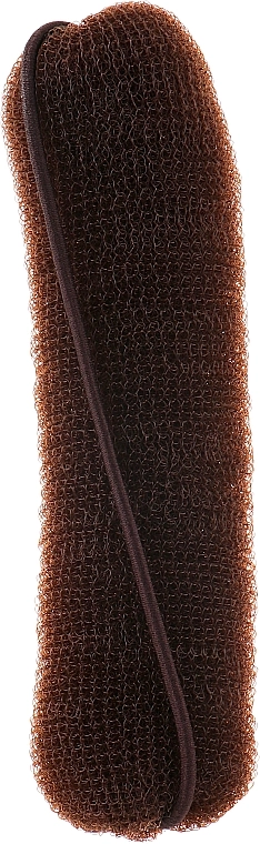 Lussoni Валик для прически, с резинкой, 150 мм, коричневый Hair Bun Roll Brown - фото N1