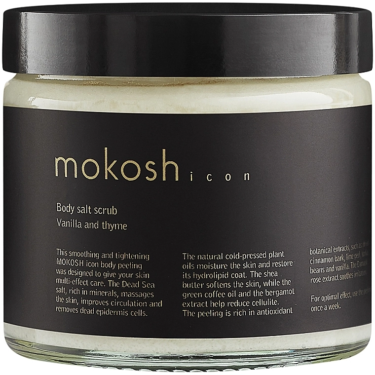 Mokosh Cosmetics Скраб для тіла "Ваніль і чебрець" Body Salt Scrub Vanilla & Thyme - фото N1