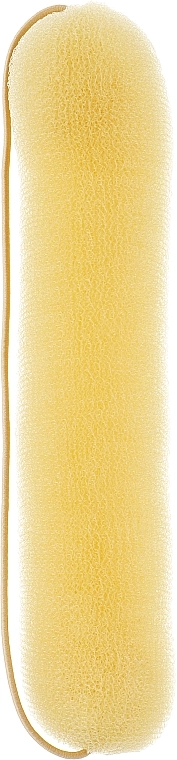 Lussoni Валик для зачіски, з резинкою, 230 мм, світлий Hair Bun Roll Yellow - фото N1