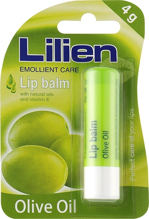 Lilien Бальзам для губ із натуральними оліями і вітаміном Е Lip Balm Olive Oil - фото N1