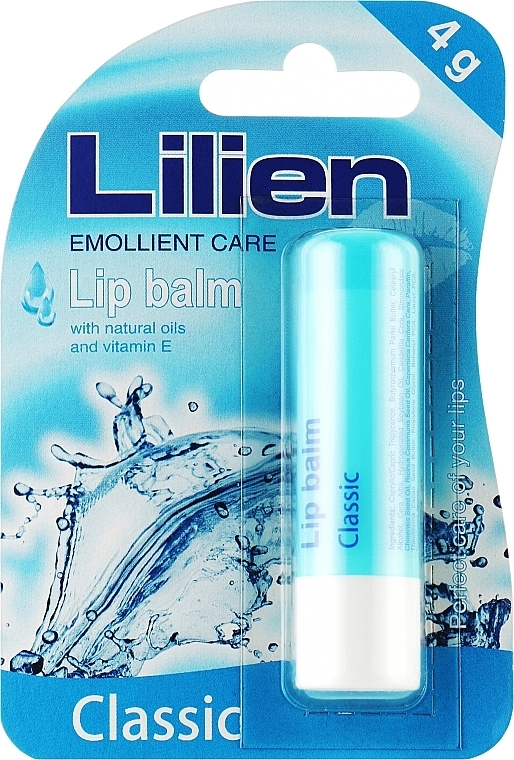 Lilien Бальзам для губ із натуральними оліями і вітаміном Е Lip Balm Classic - фото N1