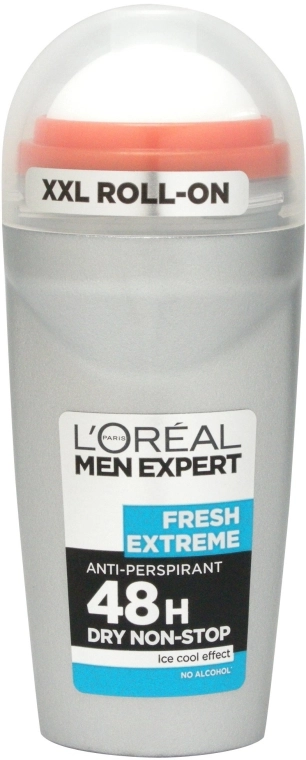 L’Oreal Paris Кульковий дезодорант "Екстремальна свіжість" Men Expert Fresh Extreme Roll-On - фото N1
