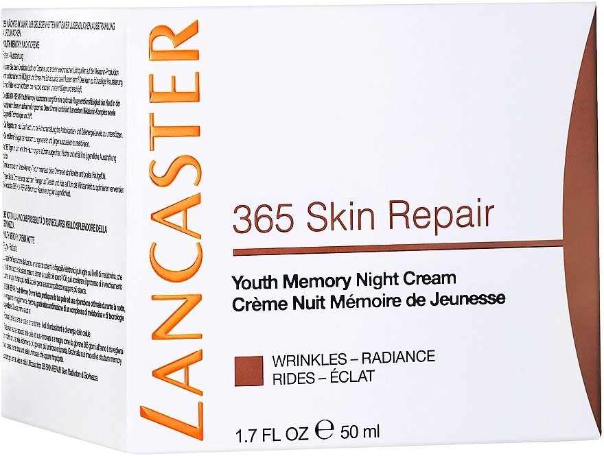 Lancaster Ночной крем для лица 365 Skin Repair Youth Memory Night Cream - фото N4