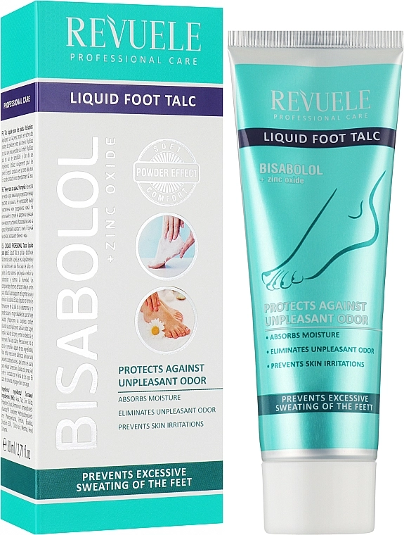 Revuele Жидкий тальк для ног Professional Care Liquid Foot Talc - фото N2