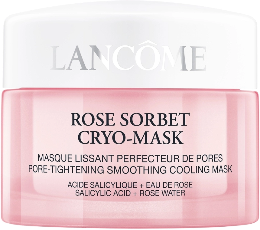Lancome Маска для шкіри обличчя з ефектом охолодження і звуження пор Rose Sorbet Cryo-Mask - фото N1