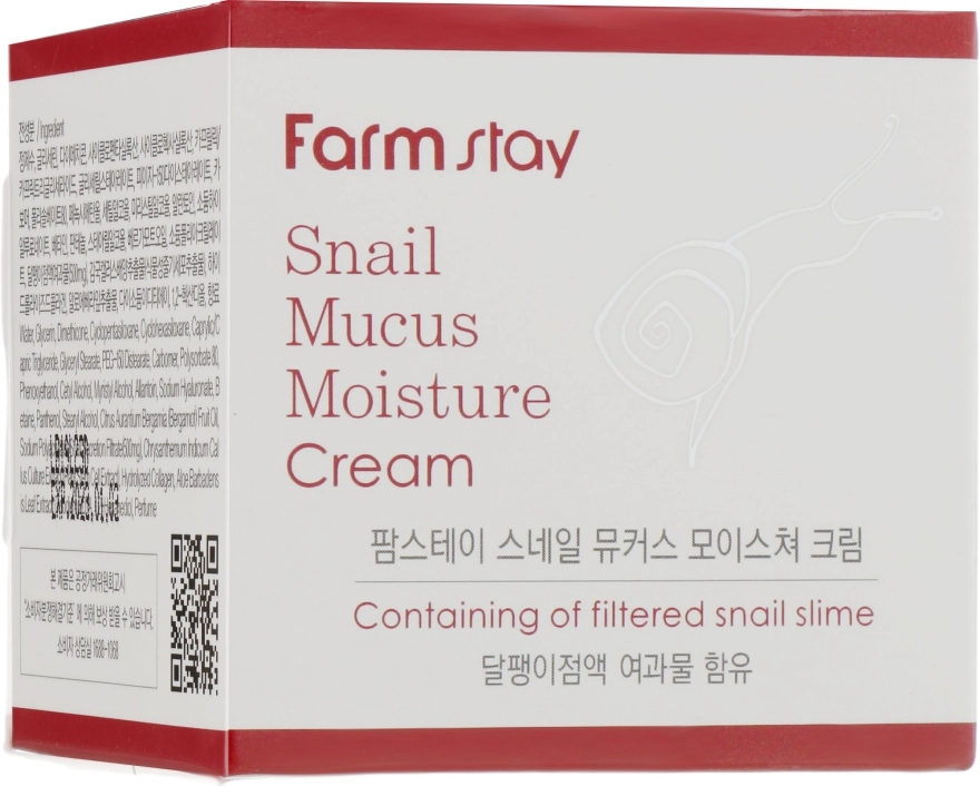 FarmStay Увлажняющий крем с экстрактом улитки Snail Mucus Moisture Cream - фото N1