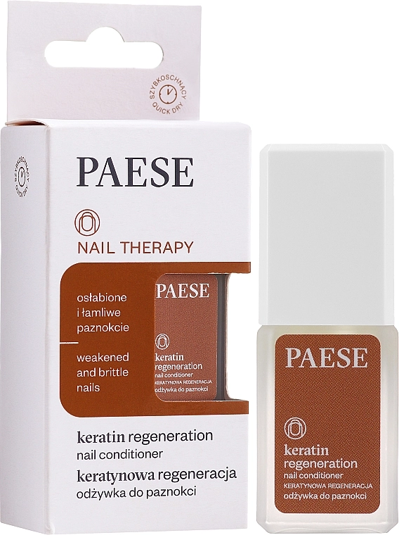 Paese Кондиционер для ногтей Nail Therapy Keratin Regeneration Nail Conditioner - фото N2