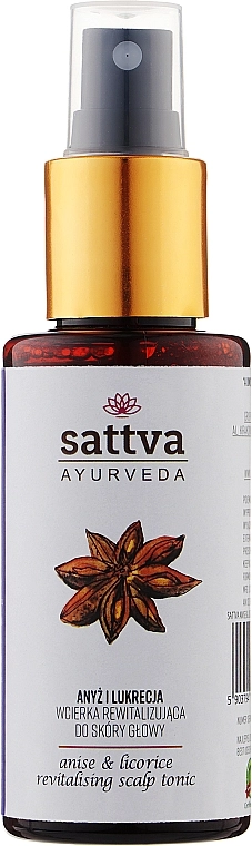 Sattva Тонік для шкіри голови Ayurveda Anise & Licorice Revitalizing Scalp Tonic - фото N1
