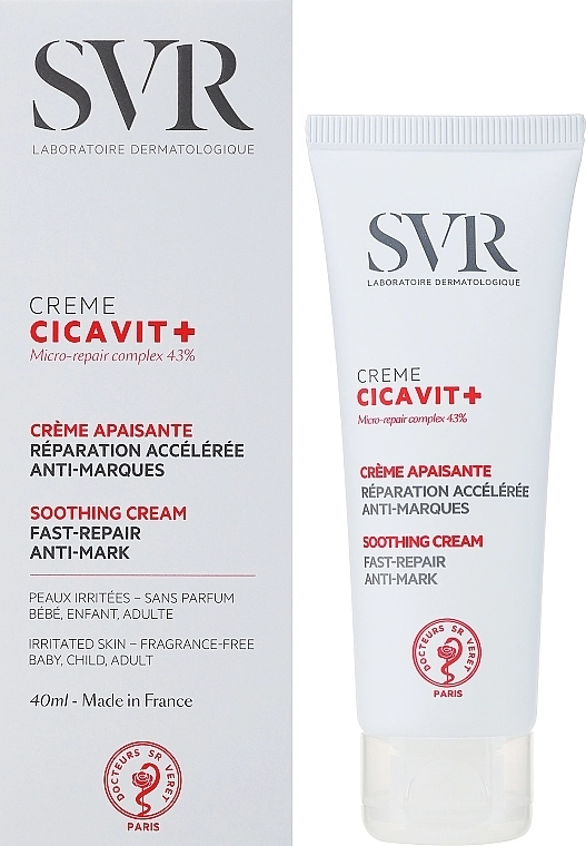 SVR Заспокійливий крем Cicavit+ Soothing Cream - фото N2